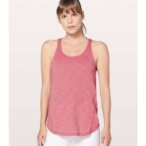 Lululemon Moment To Movement 2-In-1 Tank Heathered Cherry Tint!! No longer made!